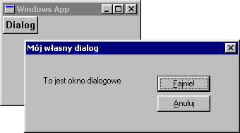 Przykładowy dialog (Windows 98)