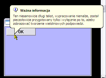 I na koniec elegancki tooltip z tytułem (Windows XP)